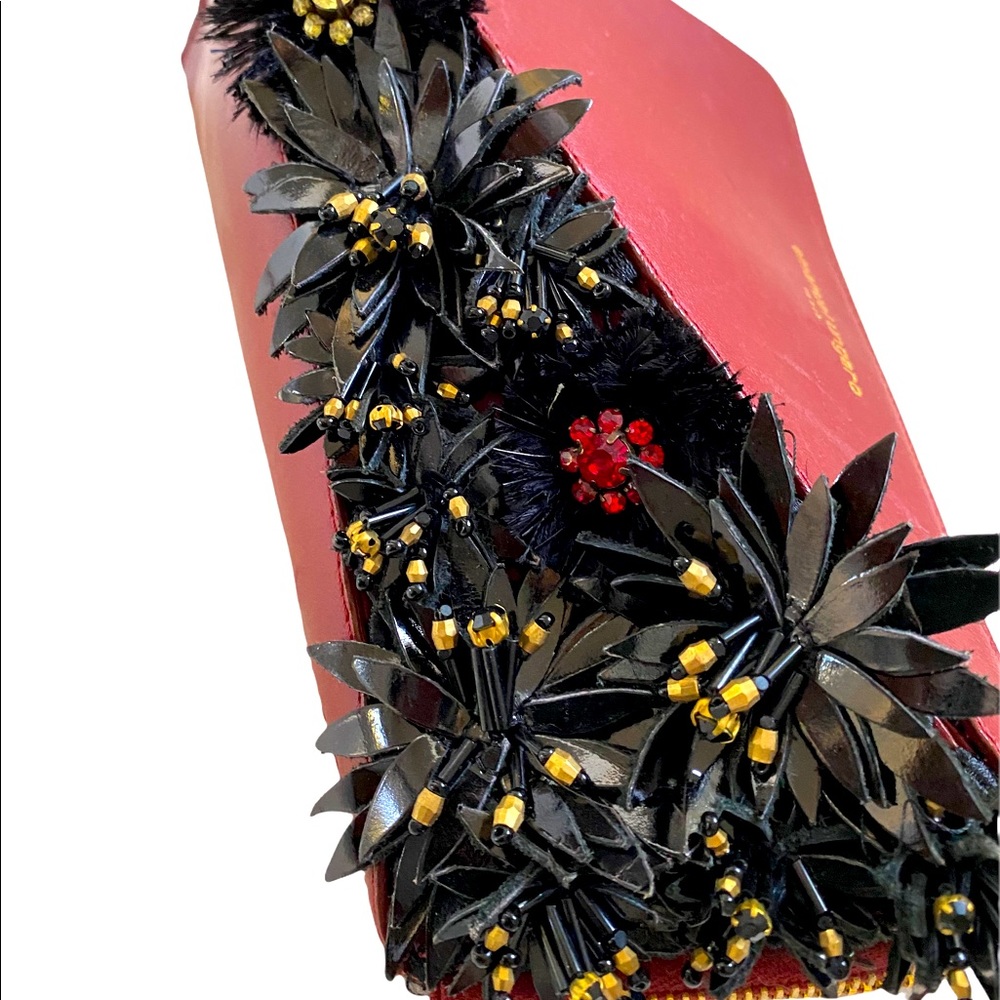 Emanuel Ungaro Pyramid shaped Clutch
